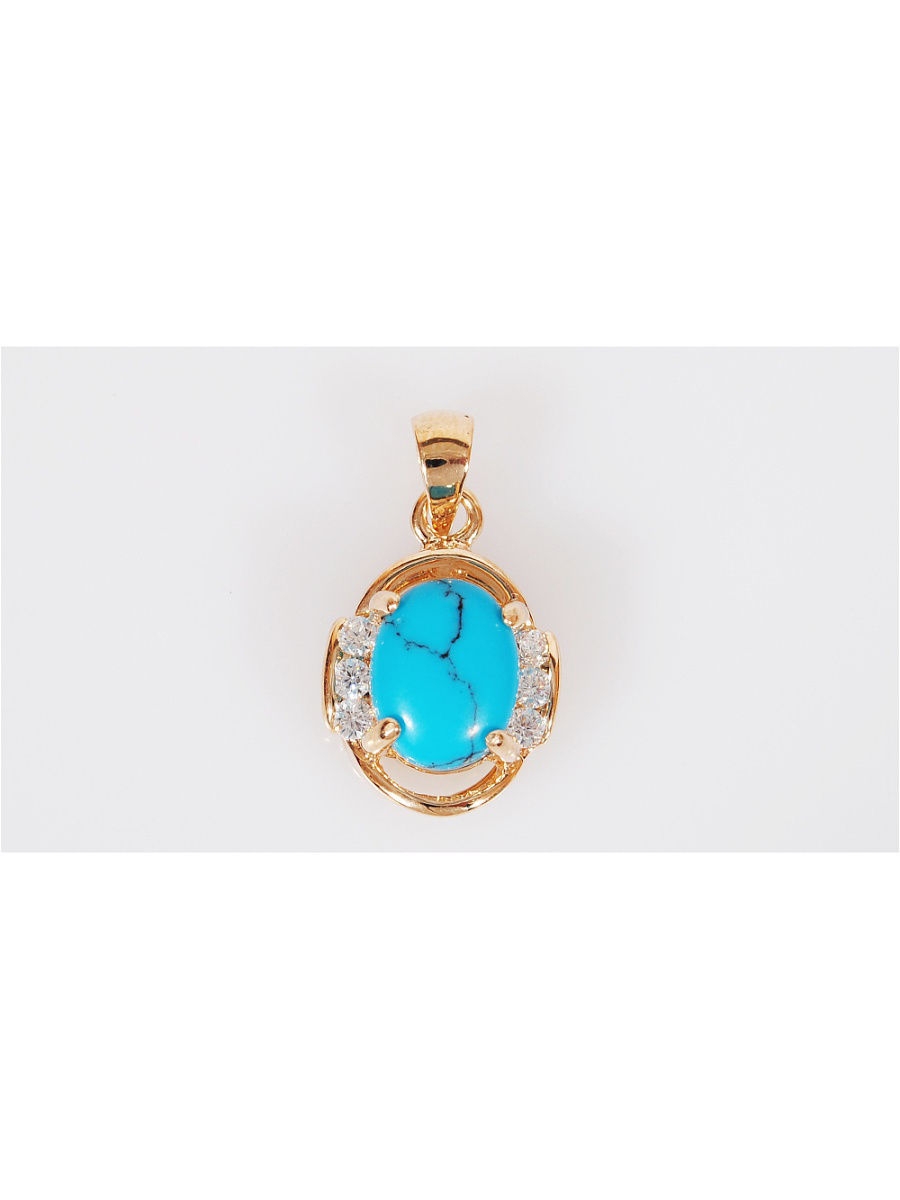 

Кулон из бижутерного сплава Lotus Jewelry 70P-052tq, циркон, 70P-052tq