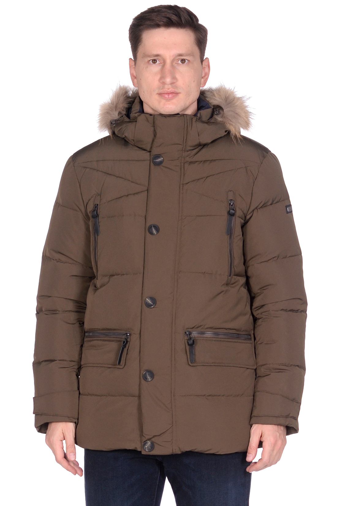 

Куртка мужская Baon B509522 коричневая 3XL