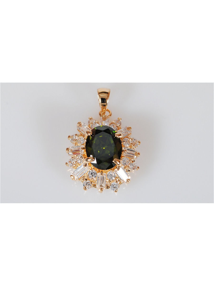 

Кулон из бижутерного сплава Lotus Jewelry 141P-40pd, перидот, 141P-40pd