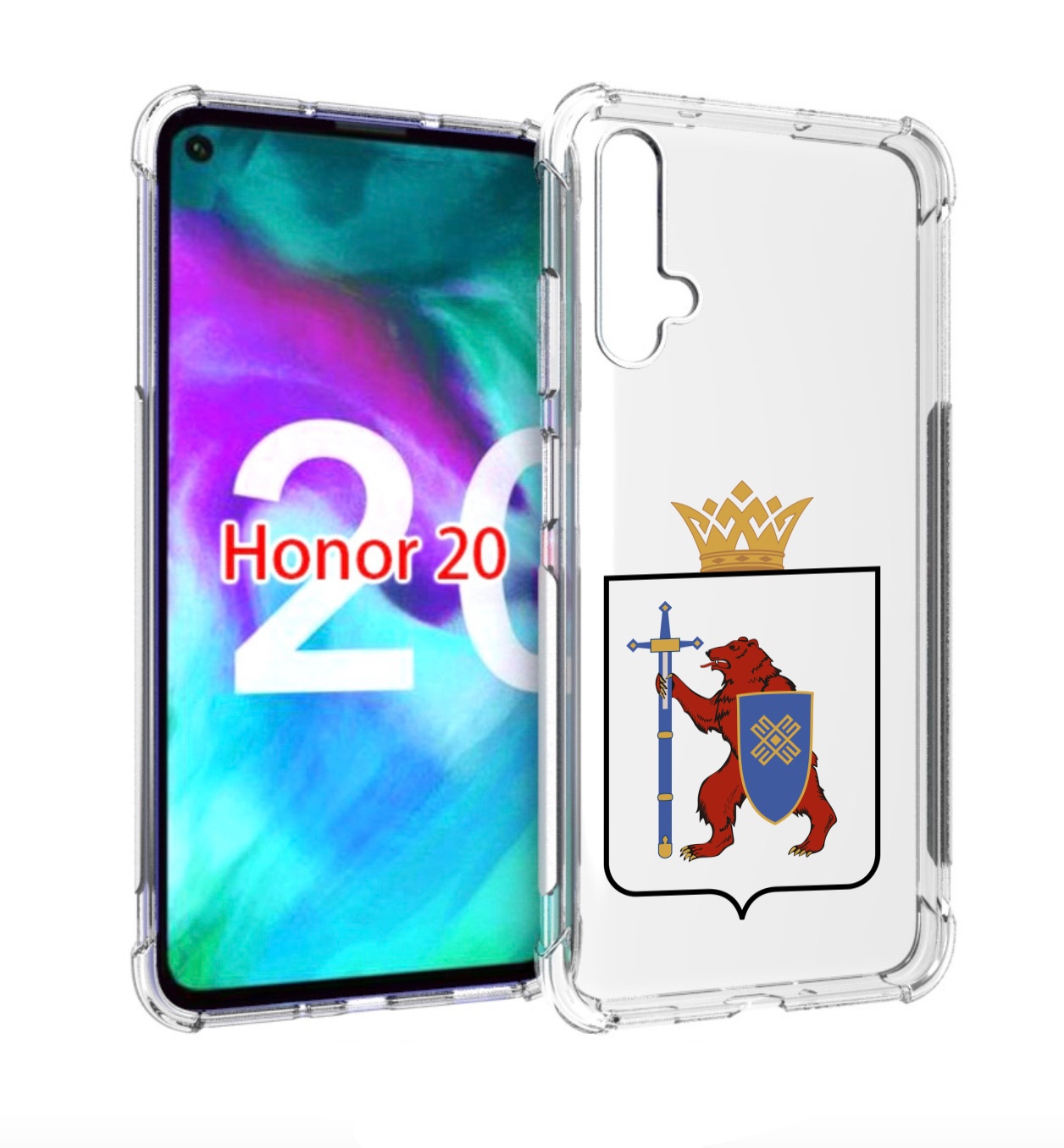 

Чехол бампер MyPads герб-марии-эл-иошкар-ола для Honor, Прозрачный, Tocco