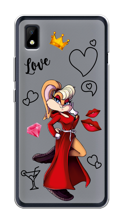 

Чехол на ZTE Blade L210 "Rich Lola Bunny", Красный;бежевый;оранжевый, 134150-6
