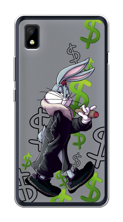 

Чехол на ZTE Blade L210 "Rich Bugs Bunny", Зеленый;черный;голубой, 134150-6