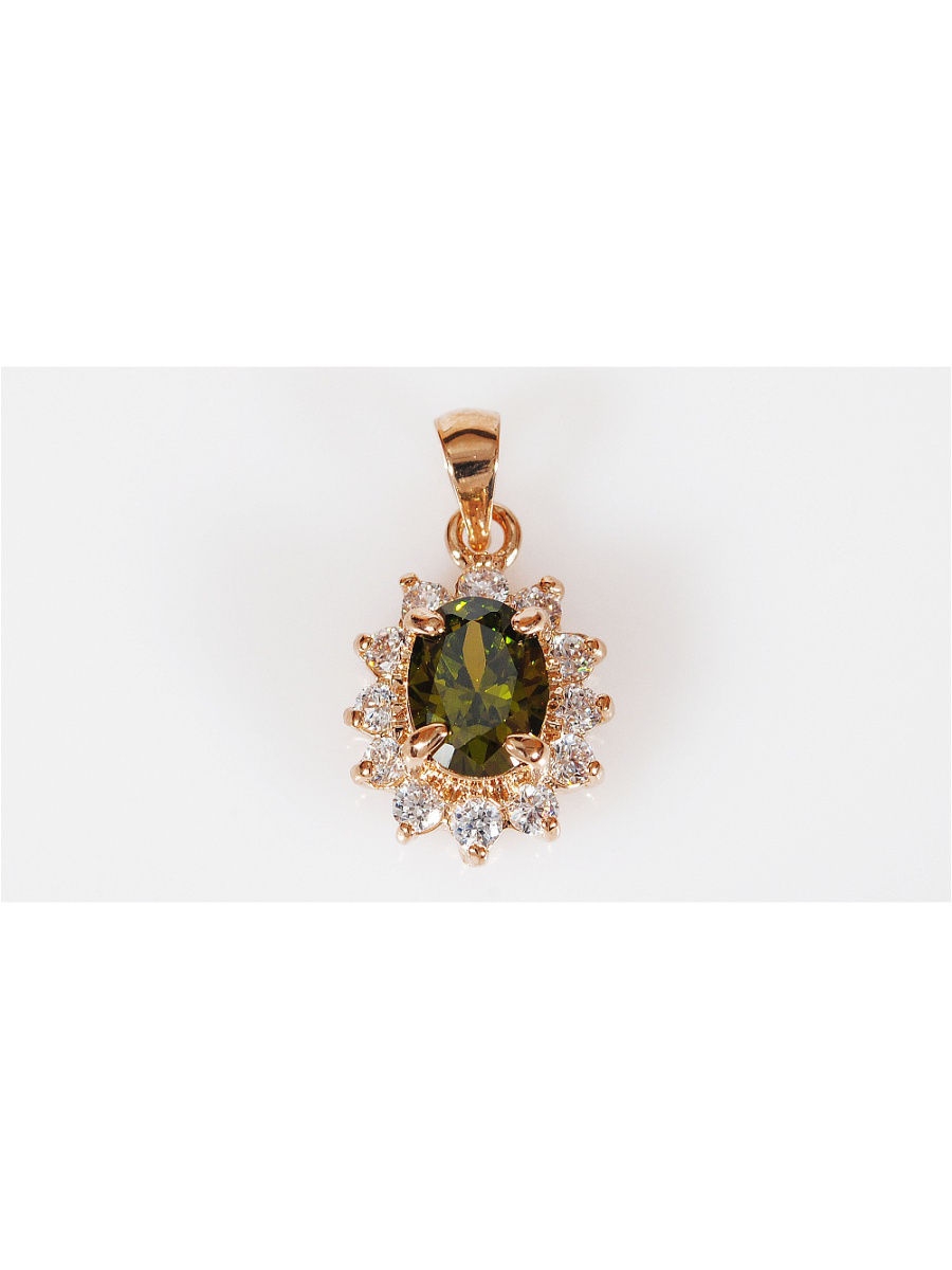 

Кулон из бижутерного сплава Lotus Jewelry 19P-029pd, перидот, 19P-029pd