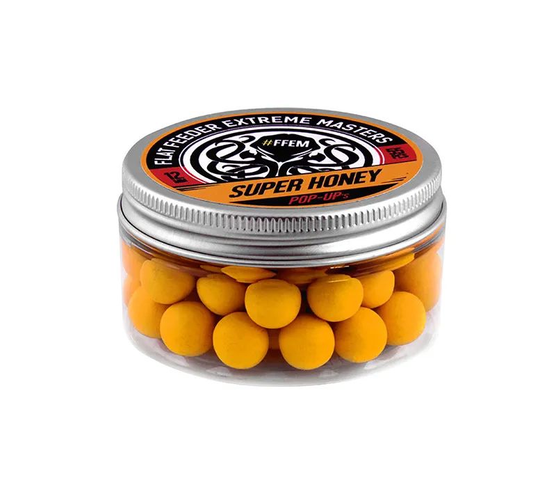 

Плавающие бойлы FFEM Baits POP-UP SUPER HONEY 12мм МЁД 100мл 55 штук жёлтый, Оранжевый, POPUP_10_12_koi-fish