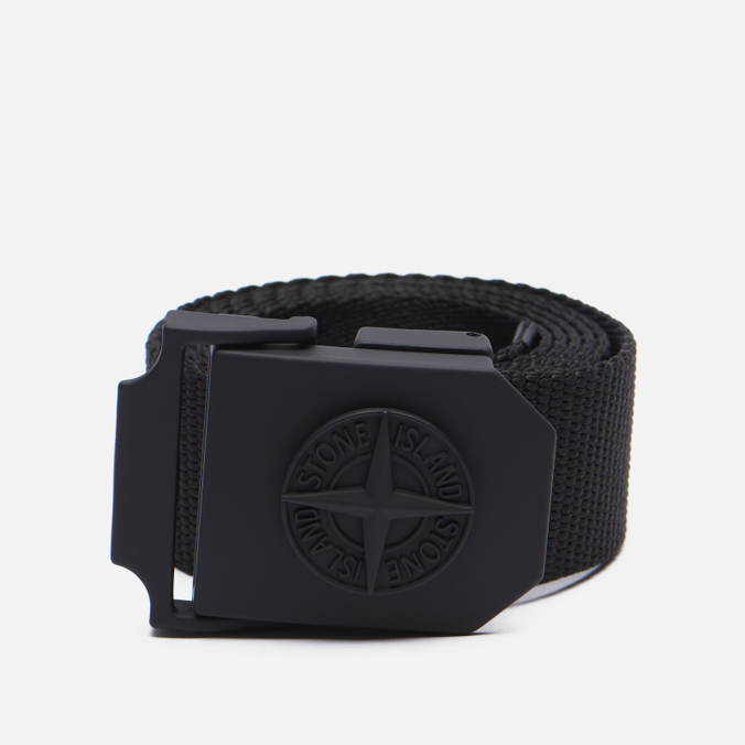 фото Ремень мужской stone island nylon tape 7515 черный 110 см