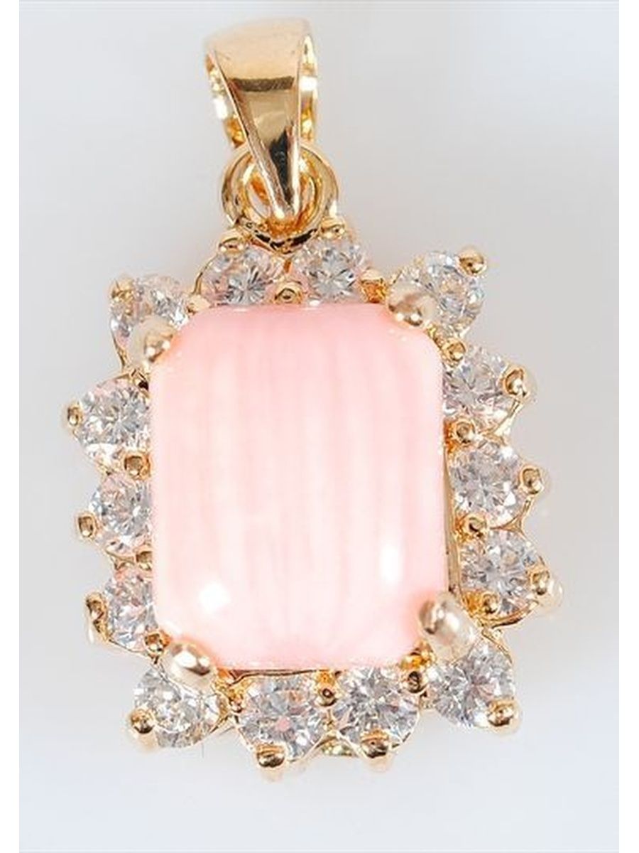

Кулон из бижутерного сплава Lotus Jewelry 24P-14co, циркон, 24P-14co