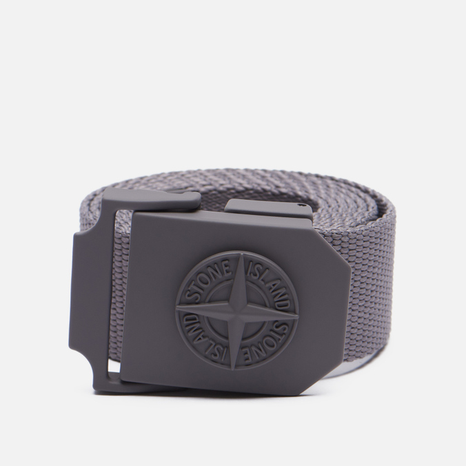 фото Ремень мужской stone island nylon tape 7515 серый 110 см