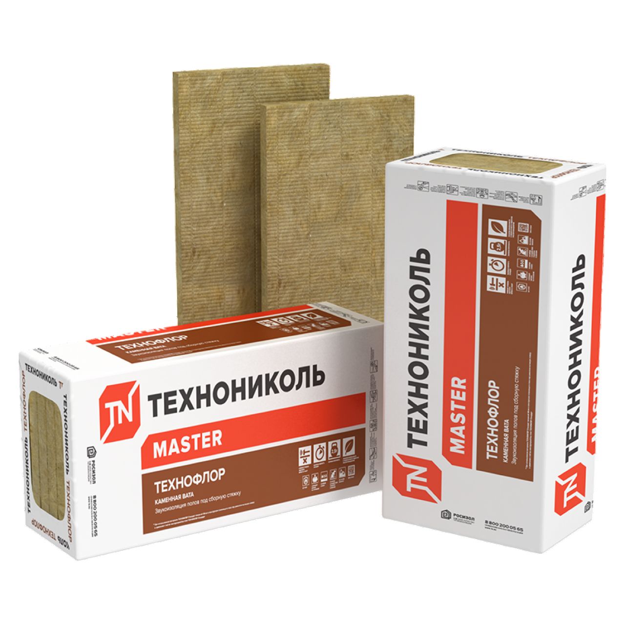 

Технониколь ТЕХНОФЛОР СТАНДАРТ /8 плит/ 1200х600х30 мм КВ826669