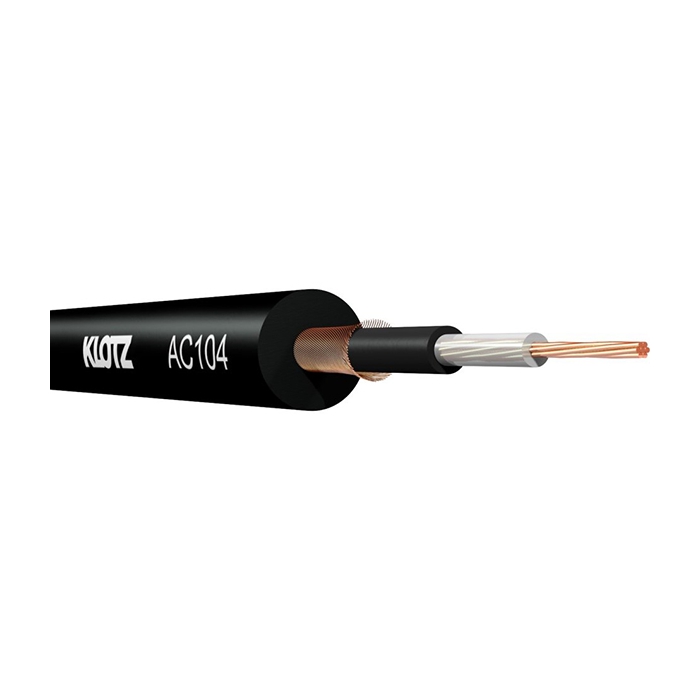 

Кабель акустический 0,22мм2, небалансный, 100м, черный, Klotz AC104SW.100