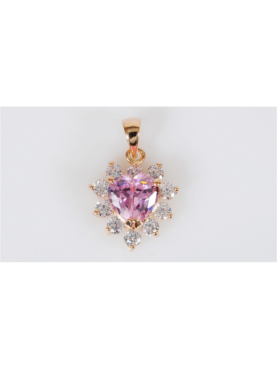 

Кулон из бижутерного сплава Lotus Jewelry 3019P-01Rcz, фианит, 3019P-01Rcz