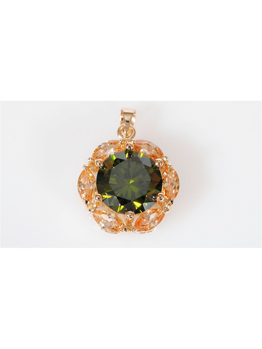 

Кулон из бижутерного сплава Lotus Jewelry 3019P-06pd, перидот, 3019P-06pd