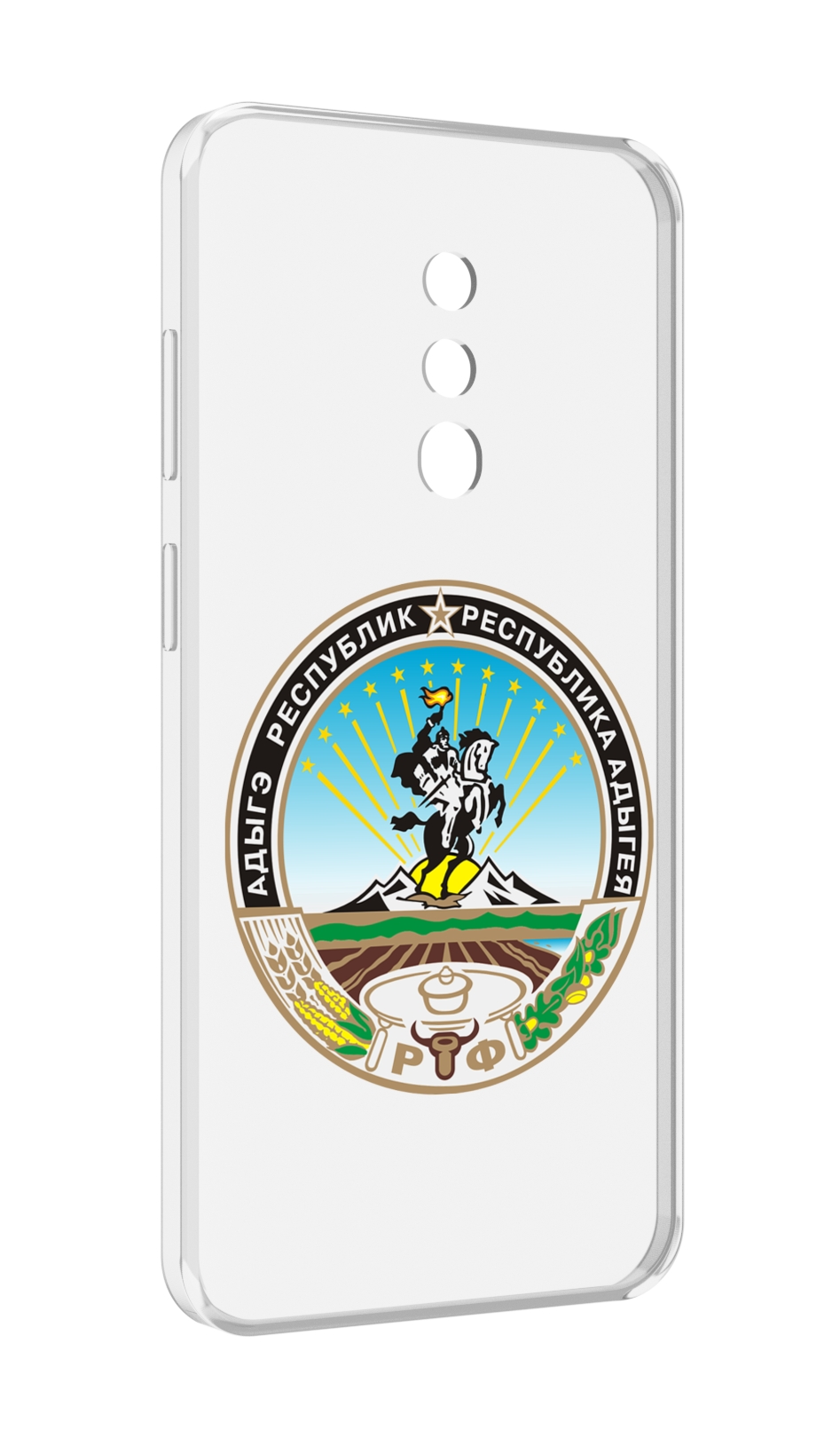 

Чехол MyPads герб-адыгея-маикоп для Blackview BV5200, Прозрачный, Tocco