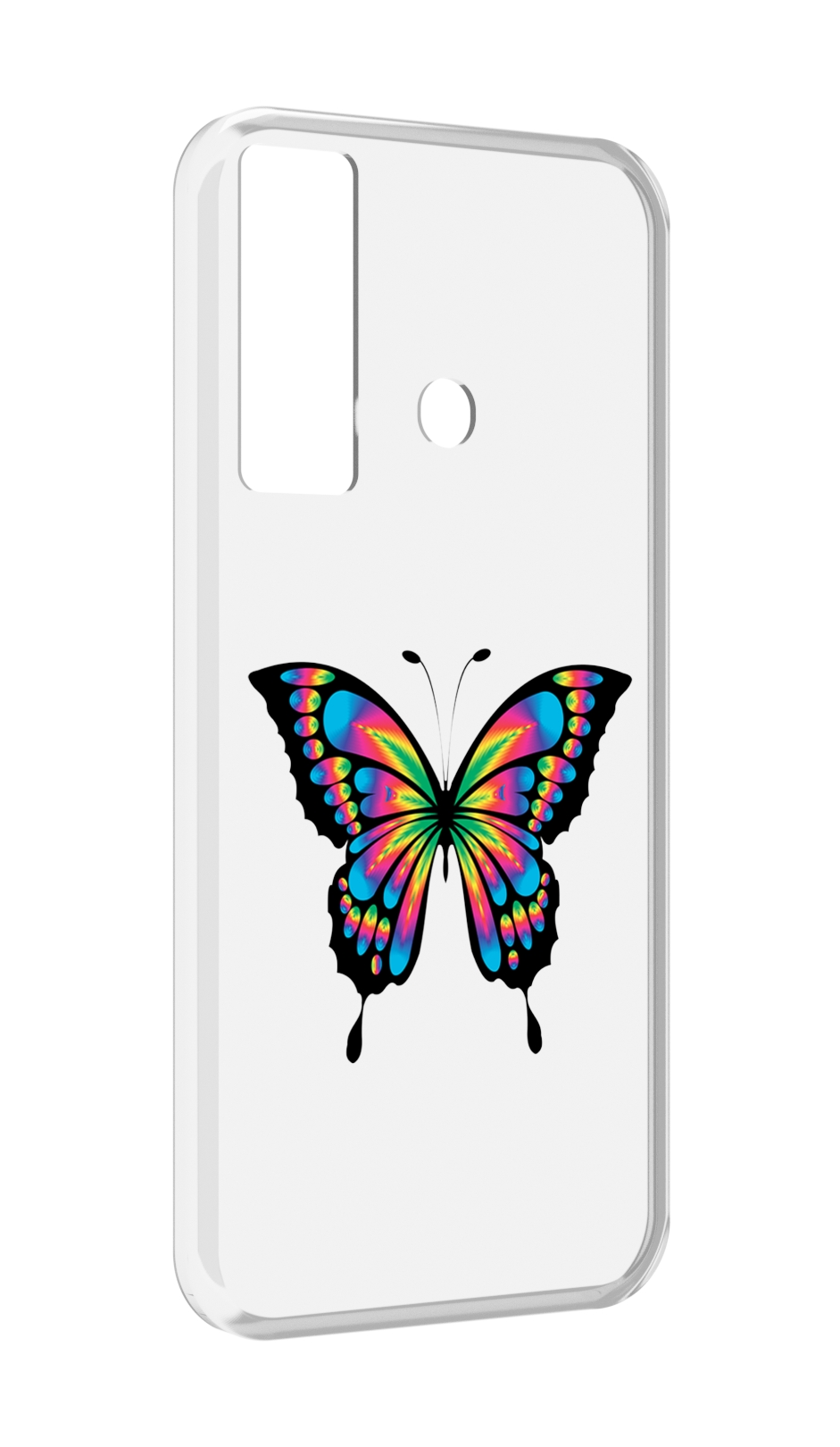

Чехол MyPads мини-бабочка для Tecno Camon 17, Прозрачный, Tocco