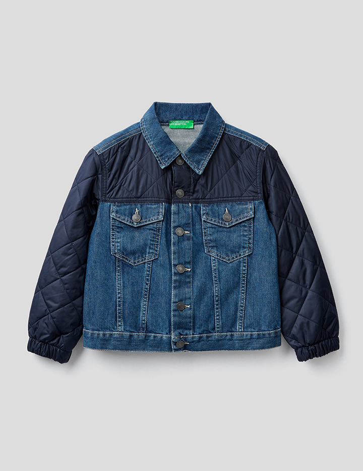 

Куртка для мальчиков Benetton цв. синий р.158, 21A_2S4Q53OG0