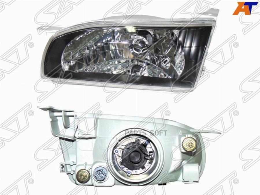 

SAT Фара TOYOTA COROLLA 95-97 LH черный хрусталь