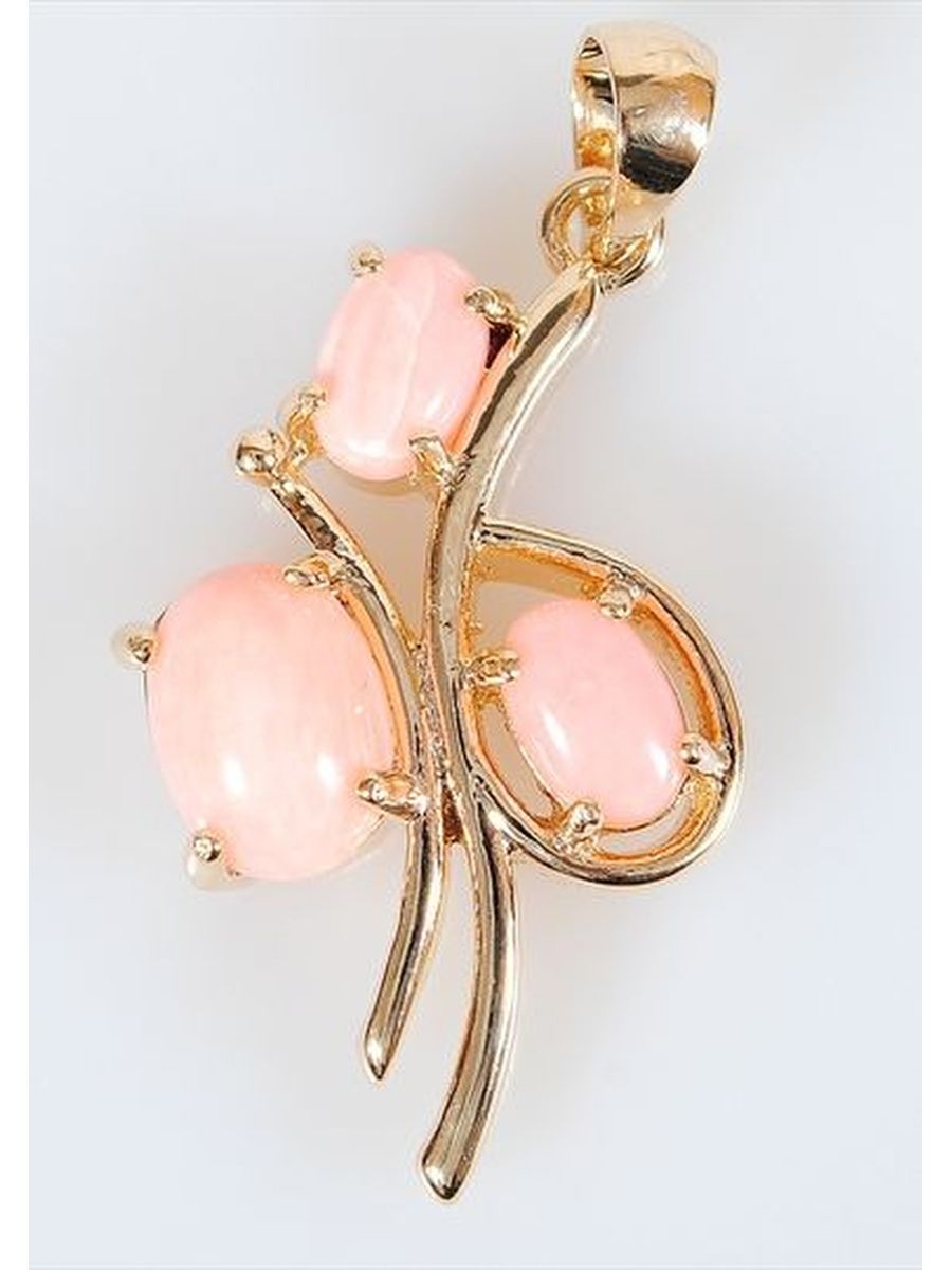 

Кулон из бижутерного сплава Lotus Jewelry 3031P-17co, коралл, 3031P-17co