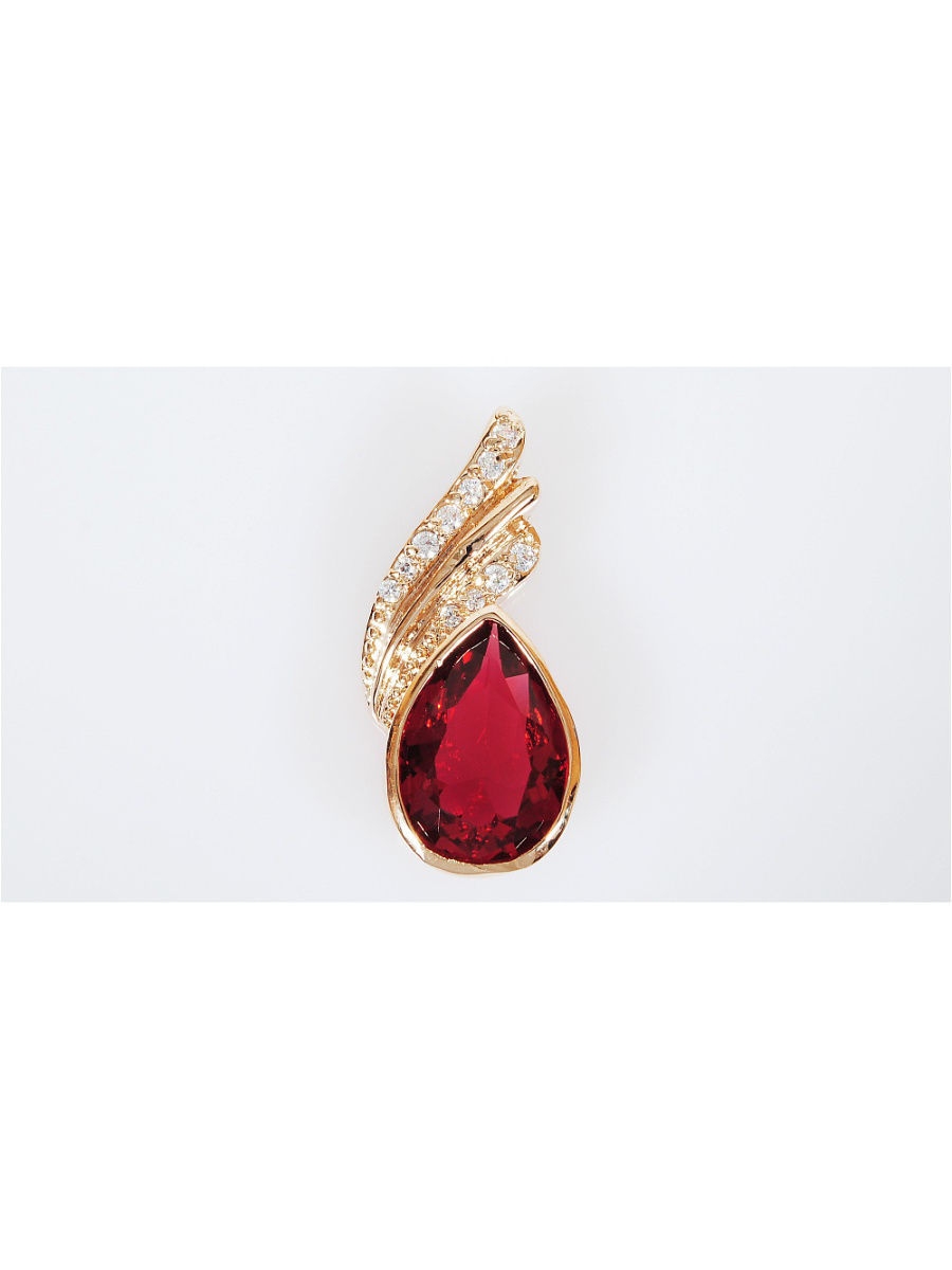 

Кулон из бижутерного сплава Lotus Jewelry 3032P-12Rc, корунд, 3032P-12Rc