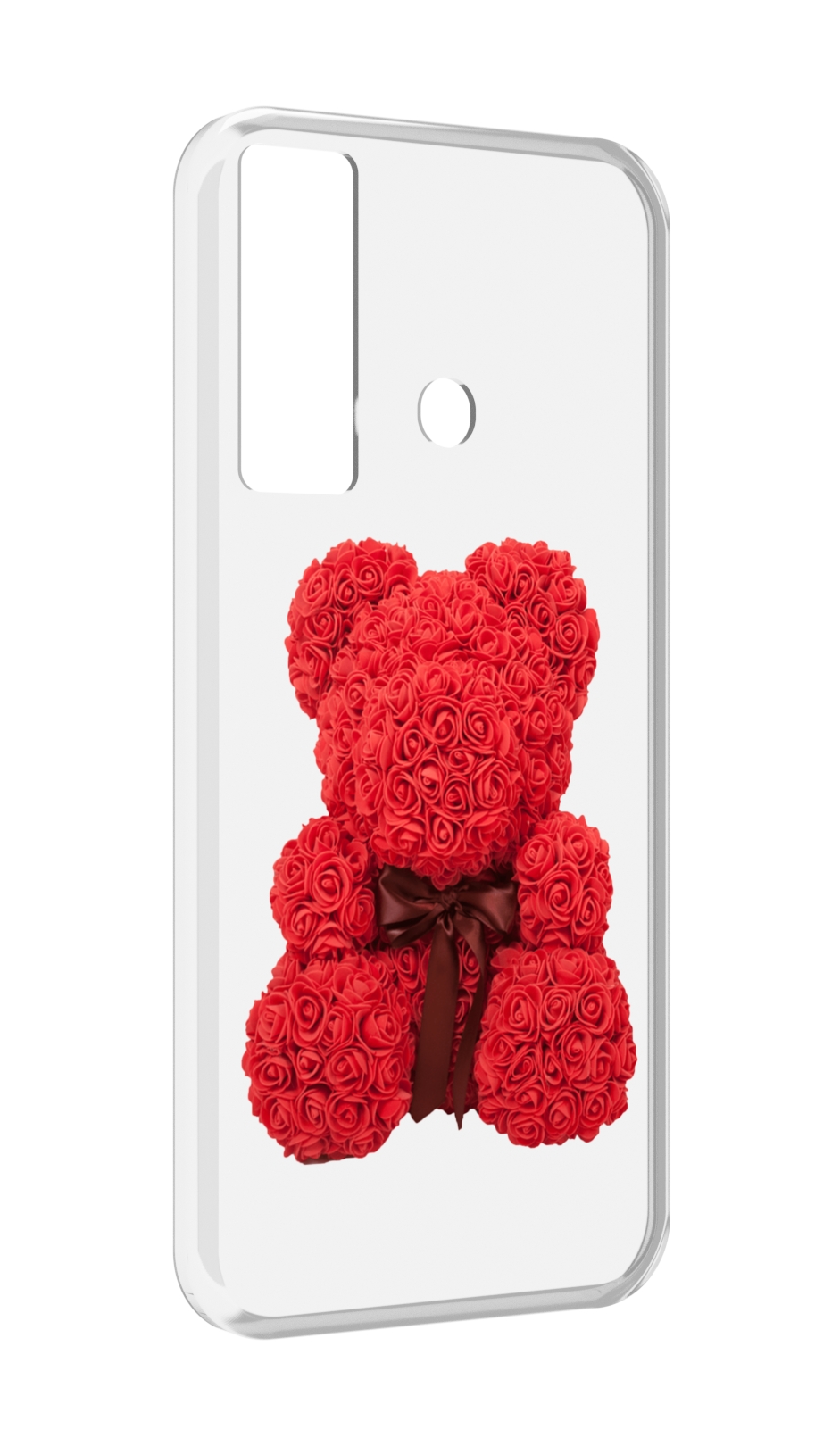 

Чехол MyPads мишка-из-розочек для Tecno Camon 17, Прозрачный, Tocco