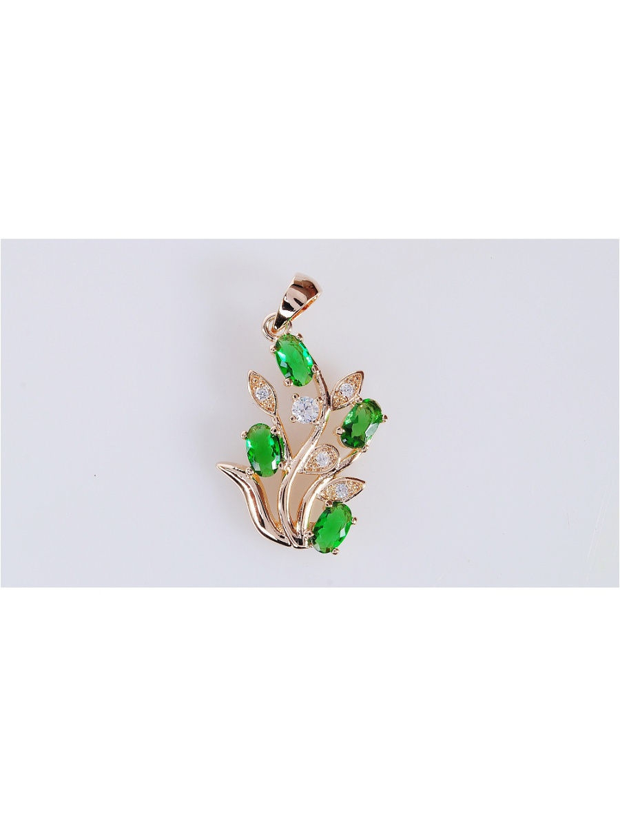 

Кулон из бижутерного сплава Lotus Jewelry 3037P-15Gcz, фианит, 3037P-15Gcz