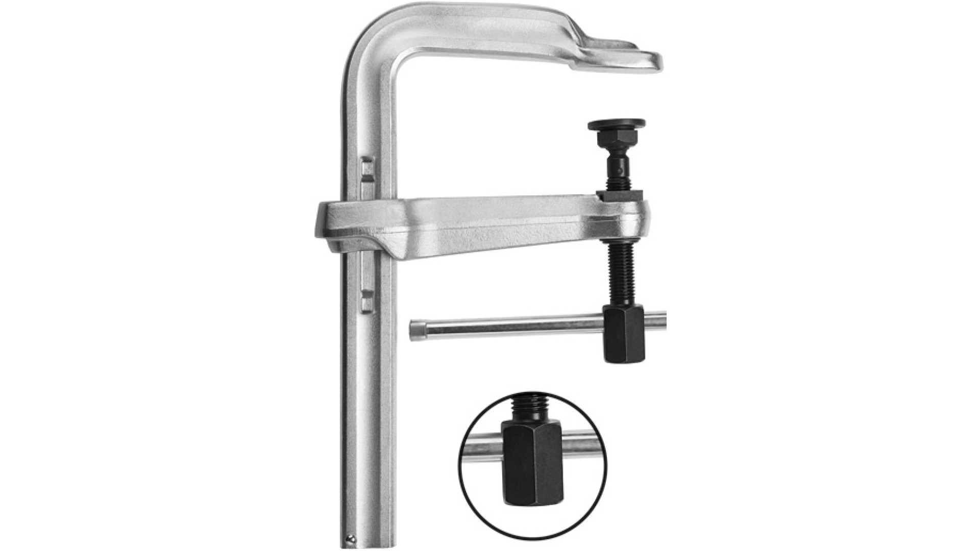 

Струбцина для тяжёлых нагрузок Bessey 1000/200, 35 кН, затяжка 100 Нм, Т-ручка STBS100, BE-STBS100