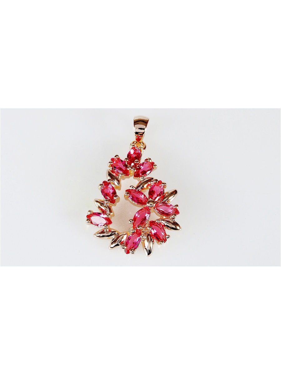 

Кулон из бижутерного сплава Lotus Jewelry 3037P-25RC, корунд, 3037P-25RC