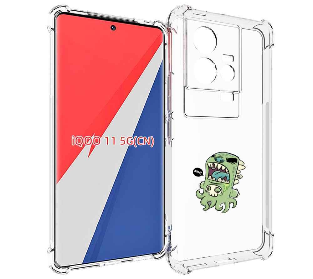 

Чехол MyPads crop для Vivo iQOO 11, Прозрачный, Tocco