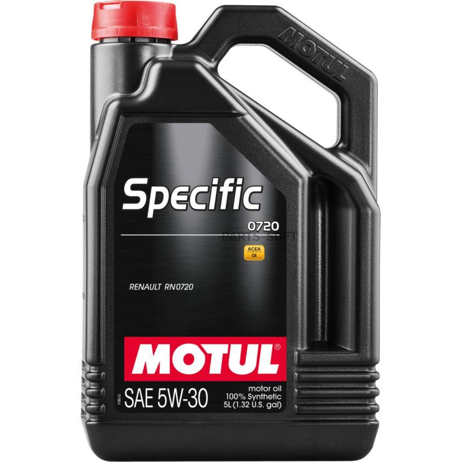 

Моторное масло Motul синтетическое Specific 0720 Acea C4 5w30 5л