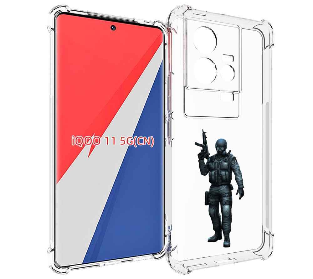 

Чехол MyPads crossfire для Vivo iQOO 11, Прозрачный, Tocco