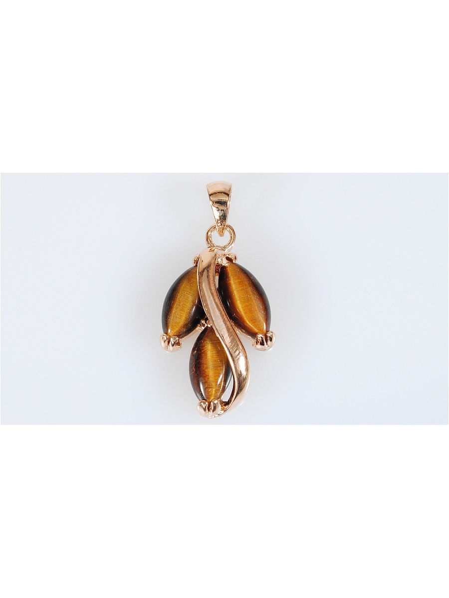 

Кулон из бижутерного сплава Lotus Jewelry 242P-20ti, тигровый глаз, 242P-20ti