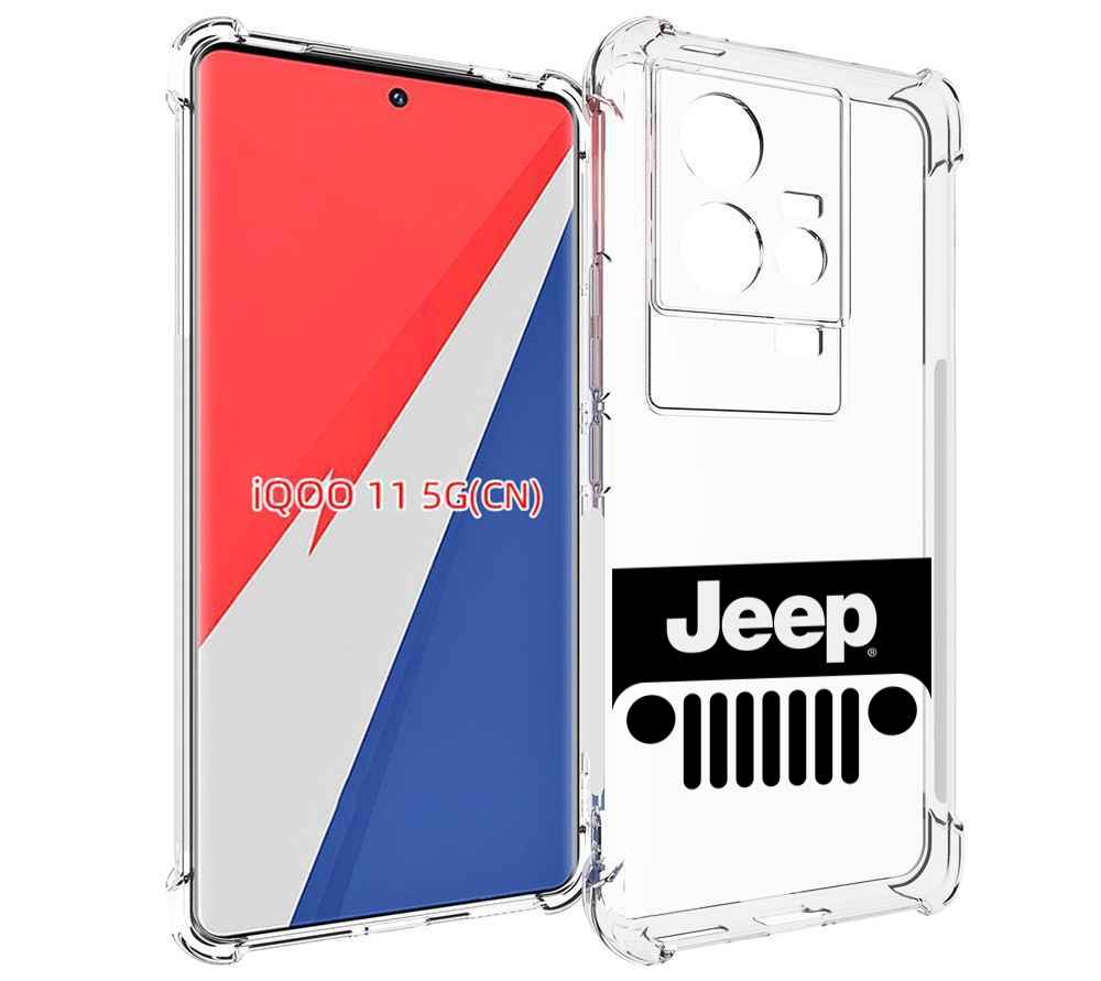 

Чехол MyPads jeep-джип-3 мужской для Vivo iQOO 11, Прозрачный, Tocco