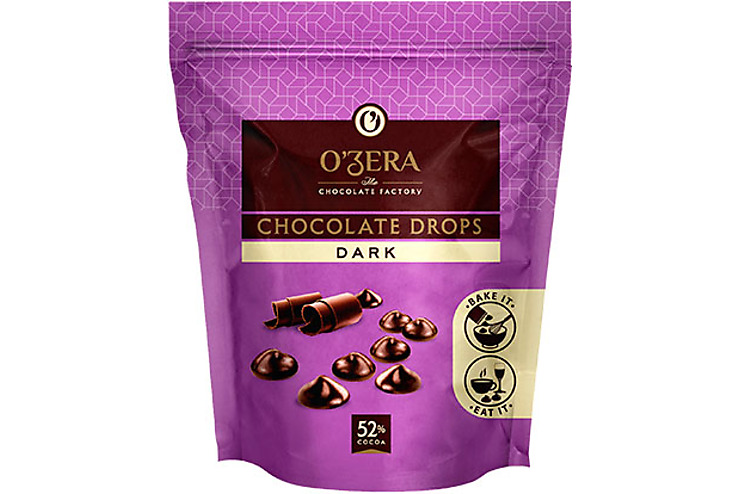 O'Zera, шоколад темный Dark drops, 80 г