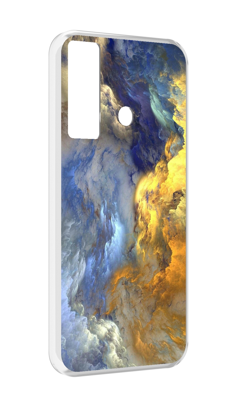 

Чехол MyPads мраморное небо для Tecno Camon 17, Прозрачный, Tocco