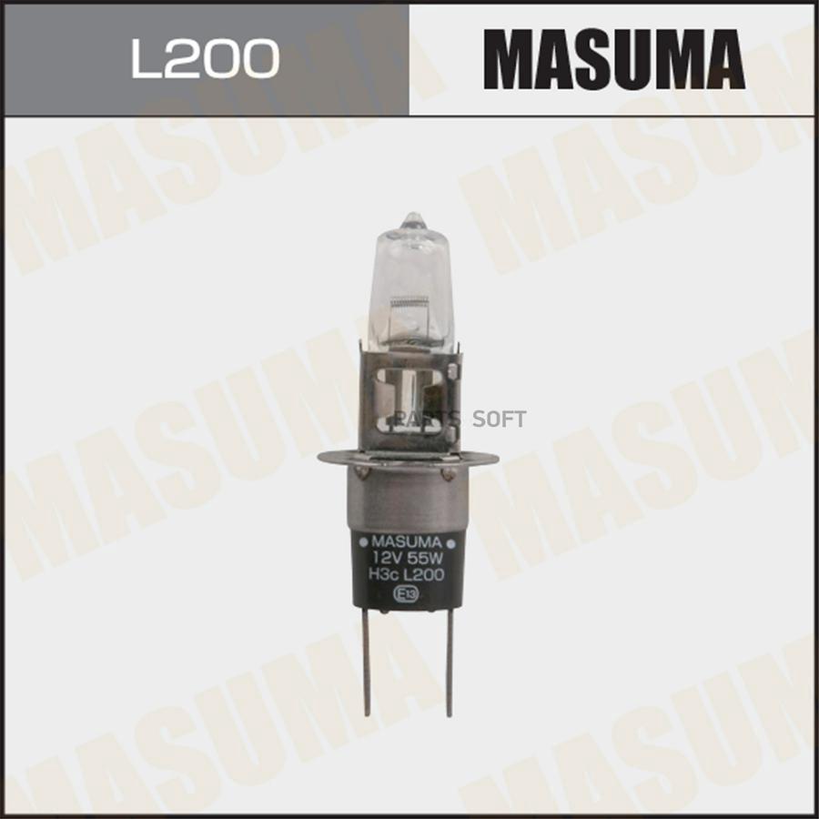 Лампа 12V H3C 55W MASUMA 1 шт. картон L200