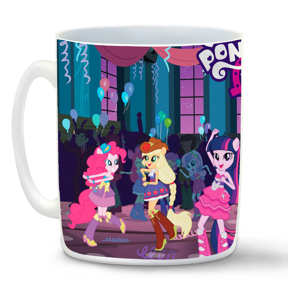 

Кружка CoolPodarok Мульфильмы Мой маленький пони My little Poni (вечеринка)