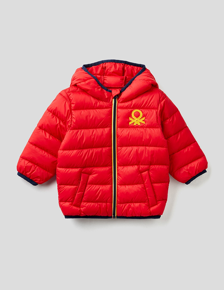 фото Куртка для мальчиков benetton цв. красный р.98 united colors of benetton