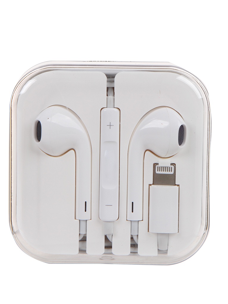 фото Наушники wiwu lightning earbuds 302 white 6973218933054