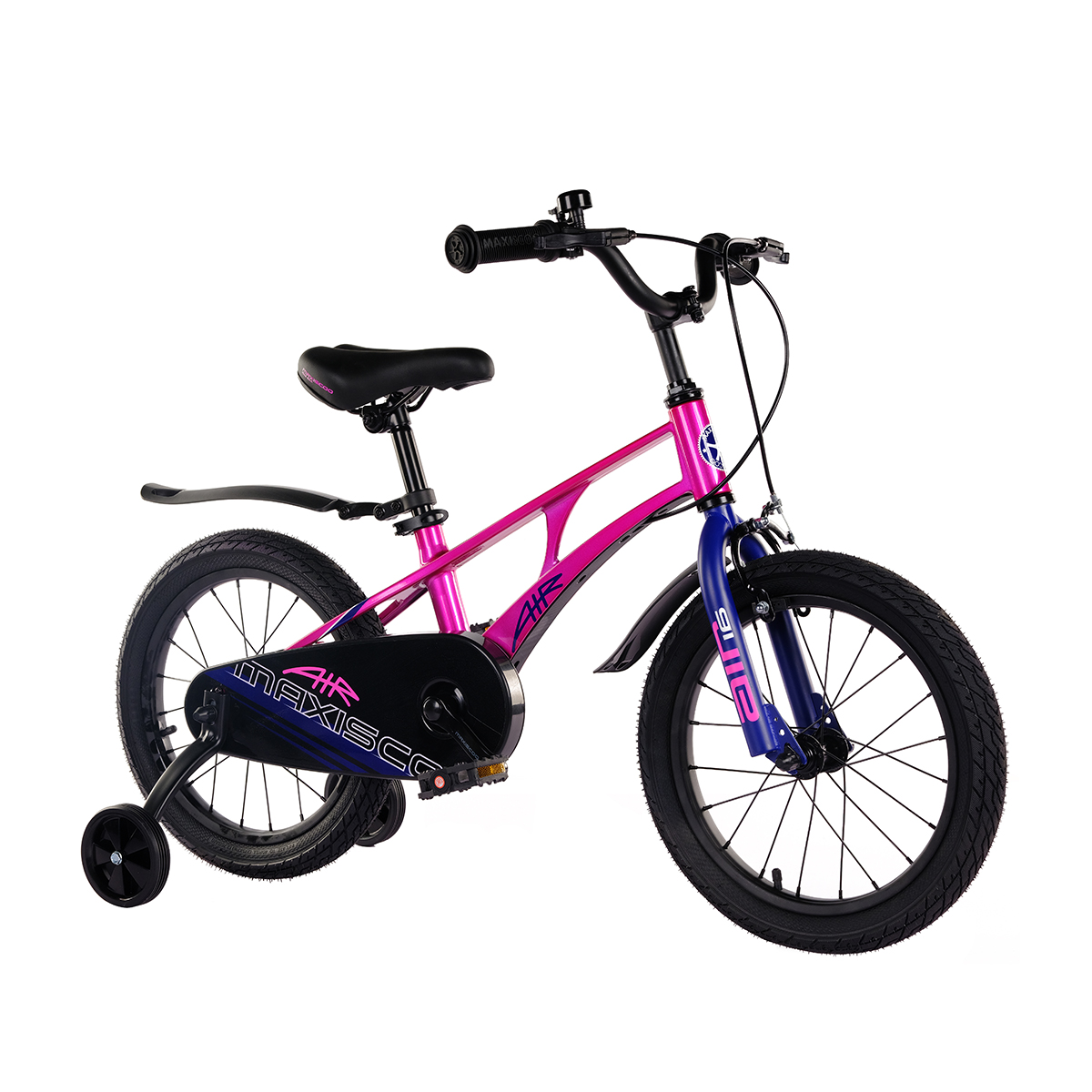 Детский велосипед MAXISCOO Air 16 Стандарт Плюс 2024 розовый жемчуг