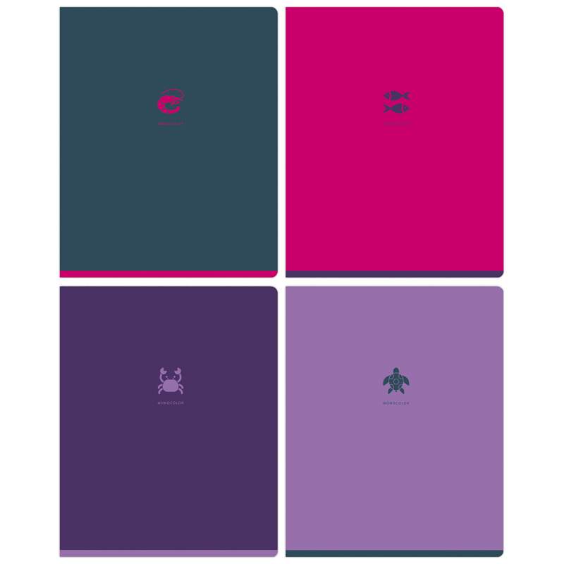 

Тетрадь BG "Monocolor. Element" 341027, 48 листов, А5 клетка, скрепки, 8 шт., 341027