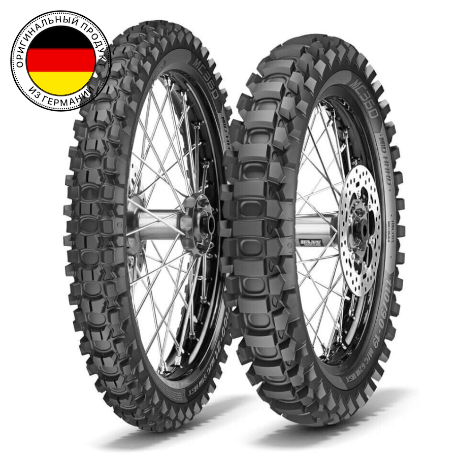 

Мотошины летние Metzeler MC360 MID Hard RR (TT) 100/90 R19 57M, MC360 MID Hard RR (TT)