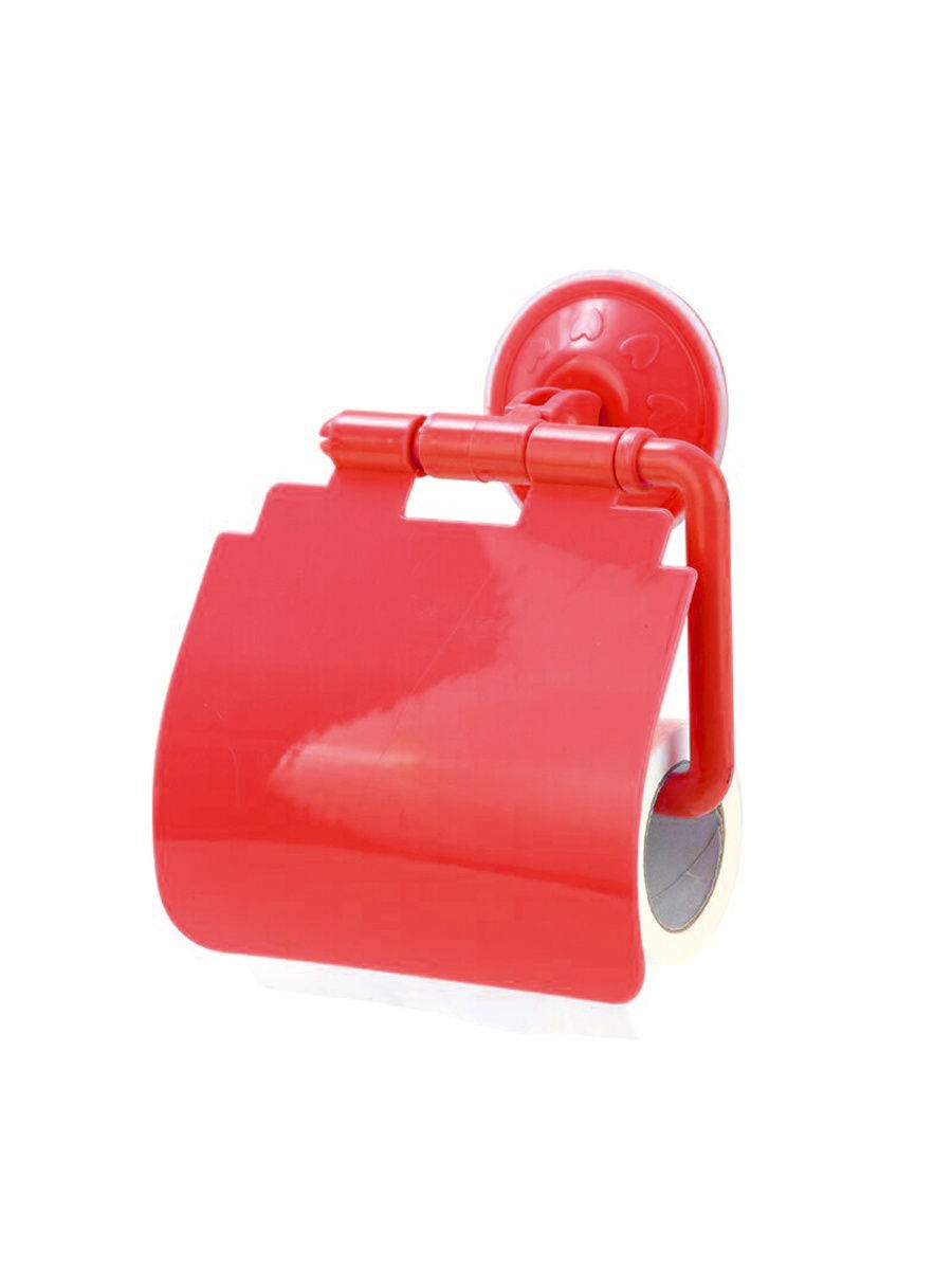 фото Держатель туалетной бумаги wall attachable toilet paper hanger 6899 00107086 красный nobrand