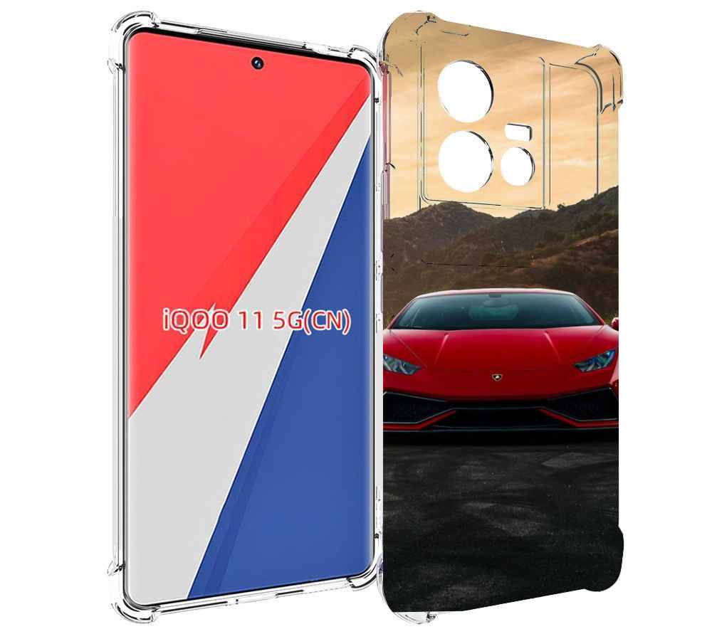 

Чехол MyPads lamborghini ламборгини 1 мужской для Vivo iQOO 11, Прозрачный, Tocco