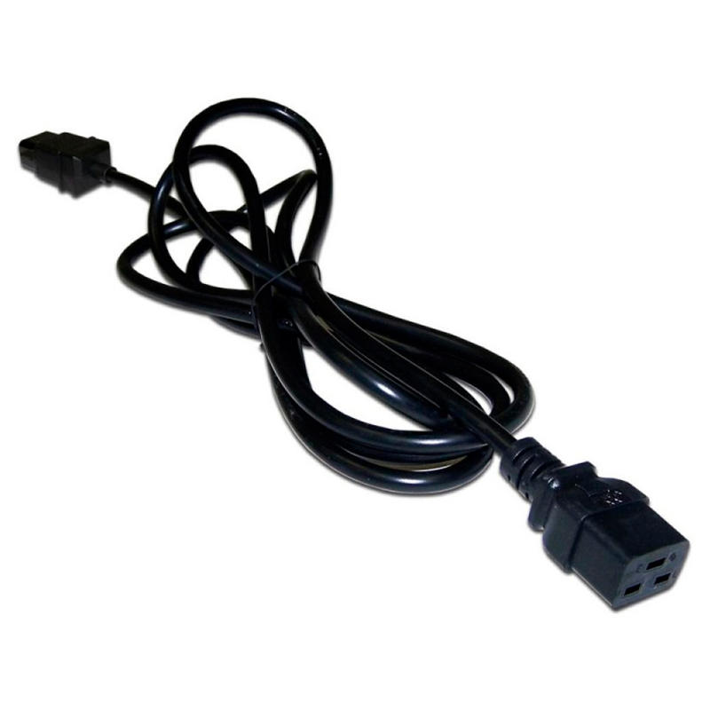 

Кабель Lanmaster C19 - C14 вилка-розетка 0.5м (LAN-PP19/14-0.5-BK) черный