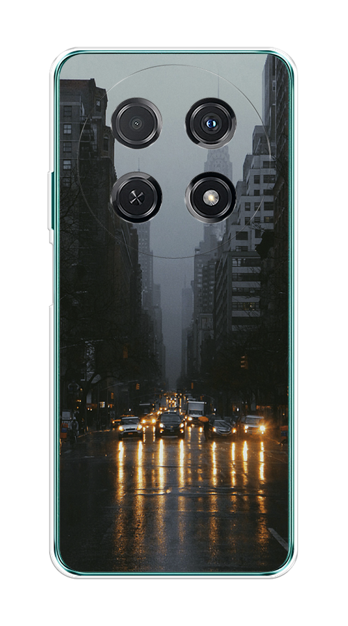 

Чехол на Huawei Nova 12i "Дождливый Нью Йорк", Черный;серый, 6123950-1