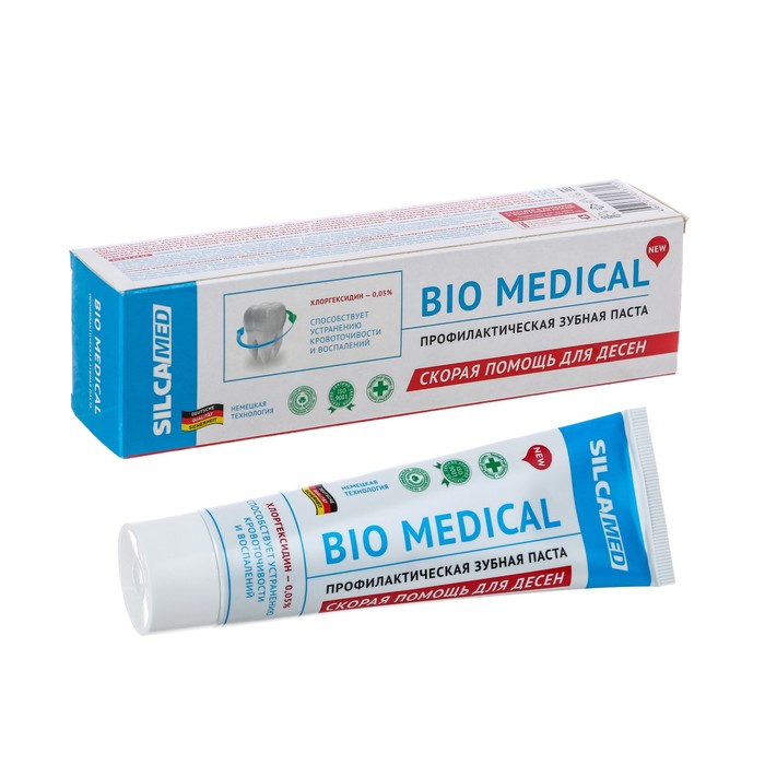 

Зубная паста Silcamed Bio medical, 130 г