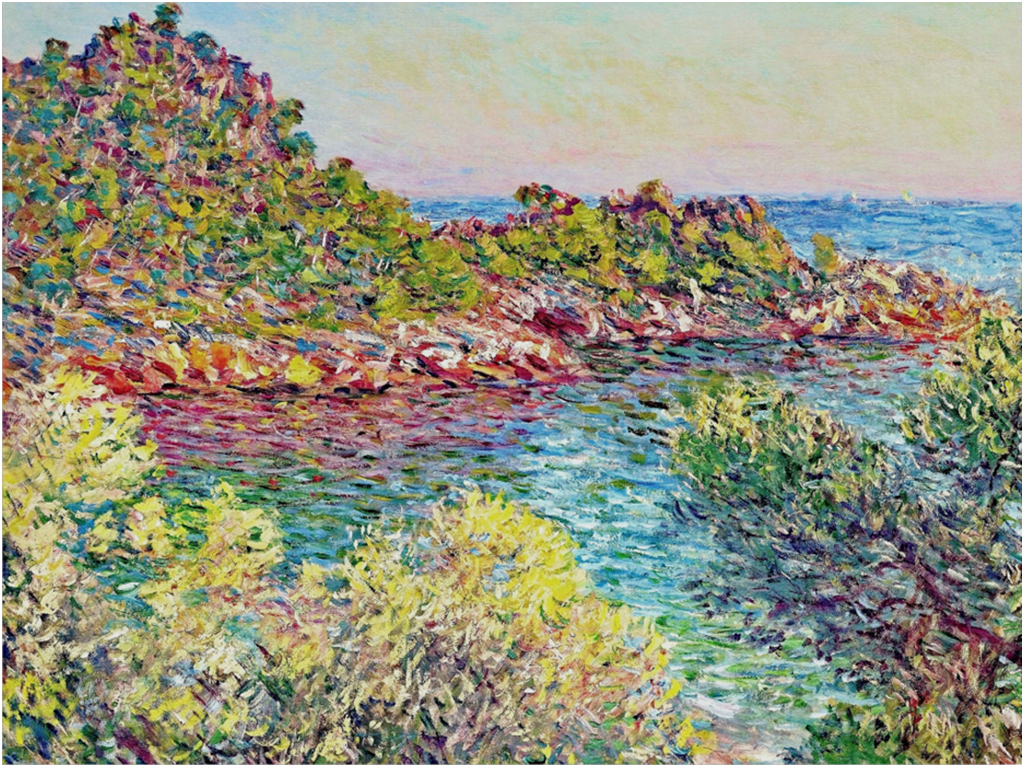 

Картина на холсте с подрамником ХитАрт Красочный берег 40x31 см, 2907