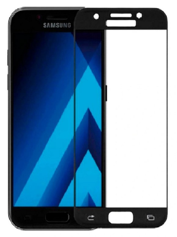 

Защитное стекло на Samsung A720F, Galaxy A7 (2017), 3D Fiber, черный, X-CASE