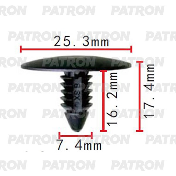 

Клипса Автомобильная PATRON P372309