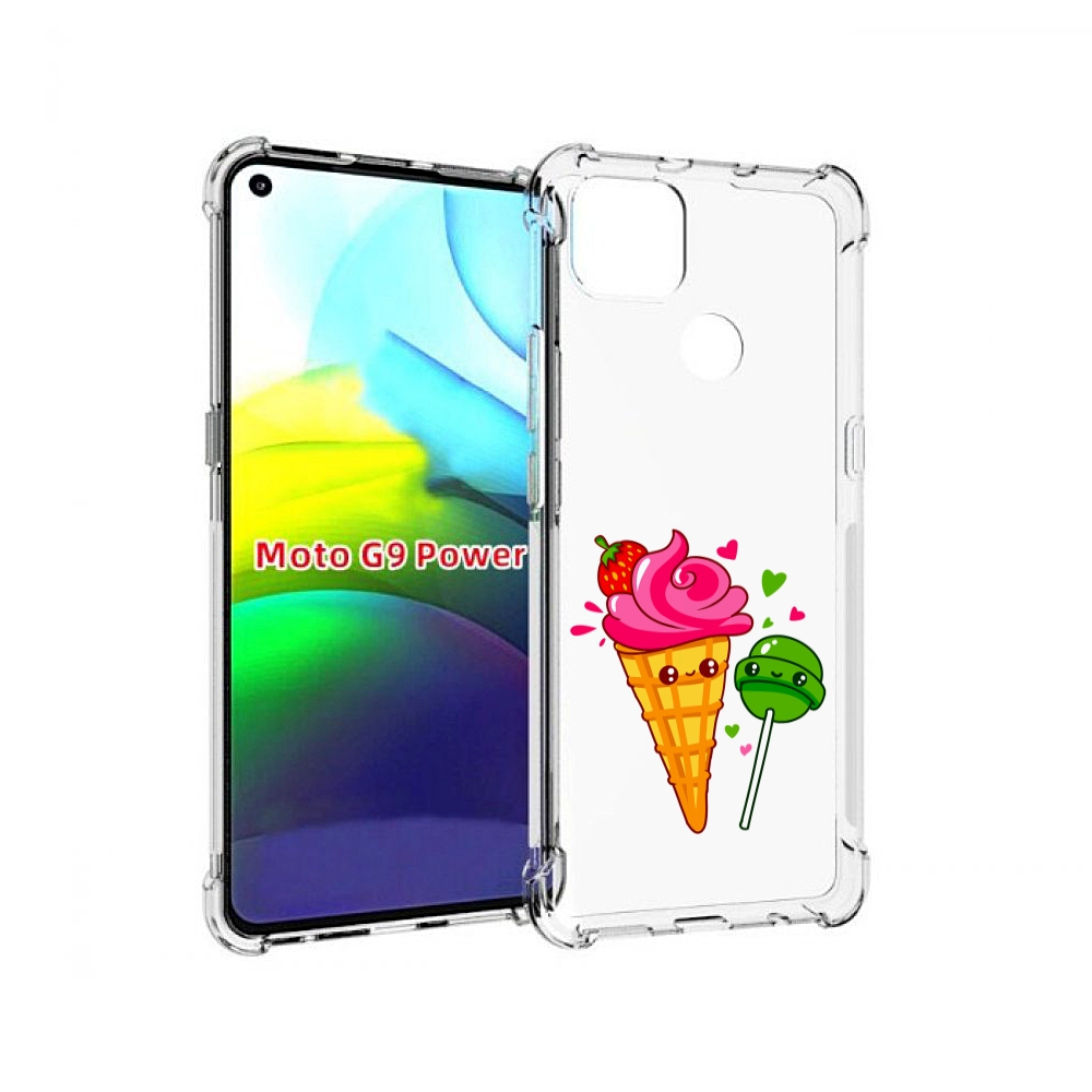 

Чехол MyPads Вкусняшки для Motorola Moto G9 Power, Прозрачный, Tocco