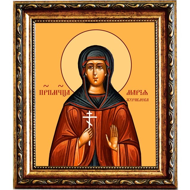

Мария Журавлева преподобномученица. Икона на холсте.