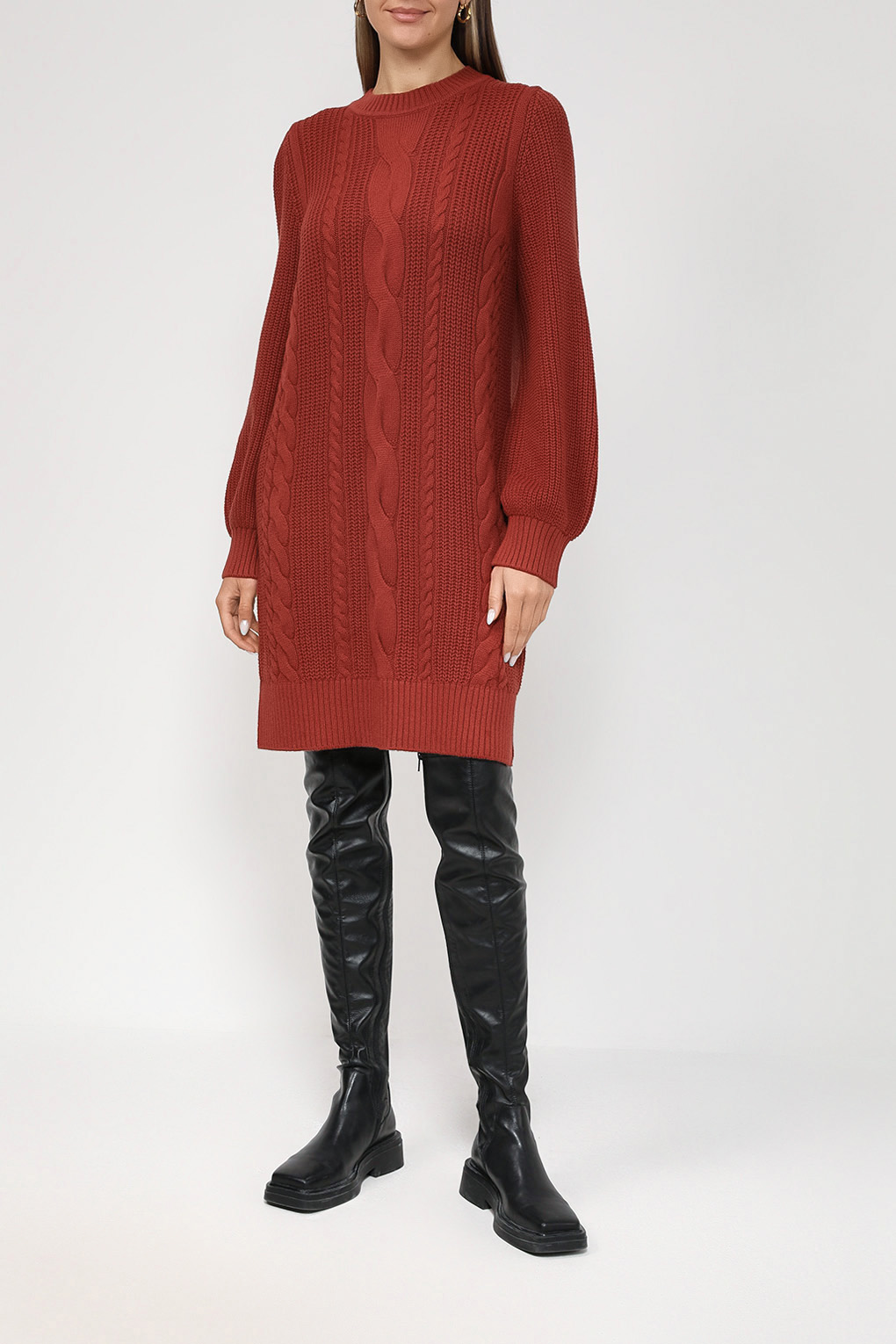 

Платье женское Esprit Casual 083EE1E310 коричневое M, Коричневый, 083EE1E310